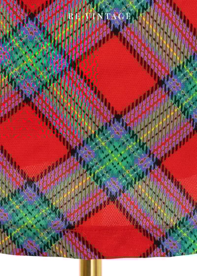 歡樂紅格紋小短裙（26-28"）7