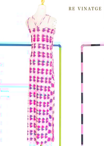 亮粉 Fortune cookie 彈性長版洋裝5