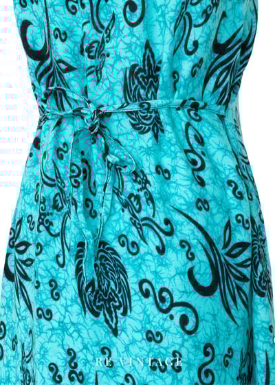 海洋綠民族世界細肩帶洋裝11