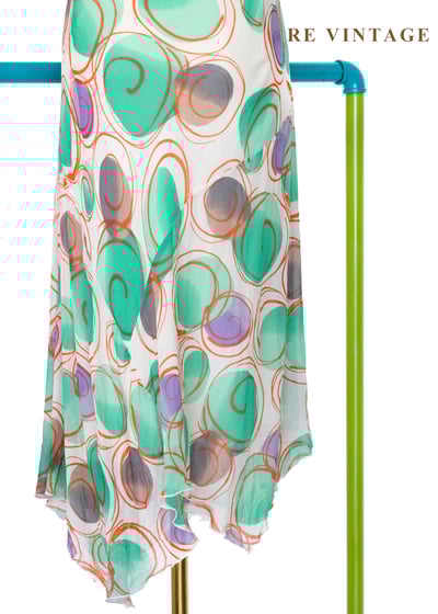 奇幻冒險 - 迷幻漩渦隨性塗鴉洋裝12