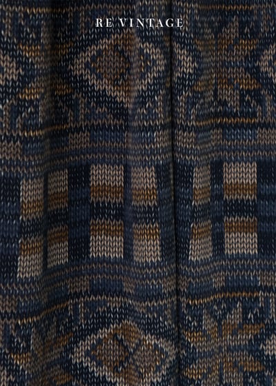 仿織品圖騰復古色長裙（24-34"）9