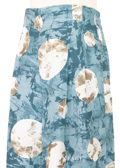 斑駁月球高腰寬版褲（28"）3