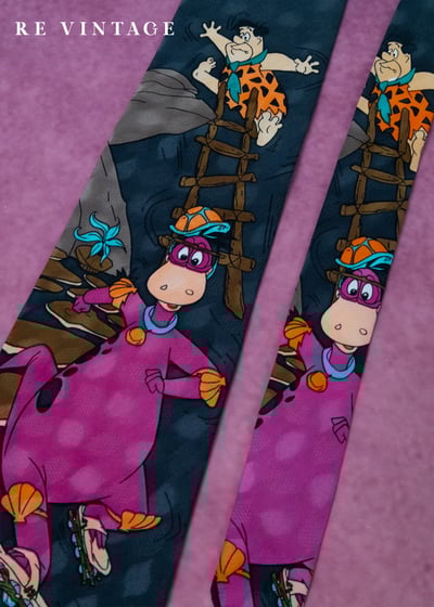 Warner Bros摩登原始人角色領帶9