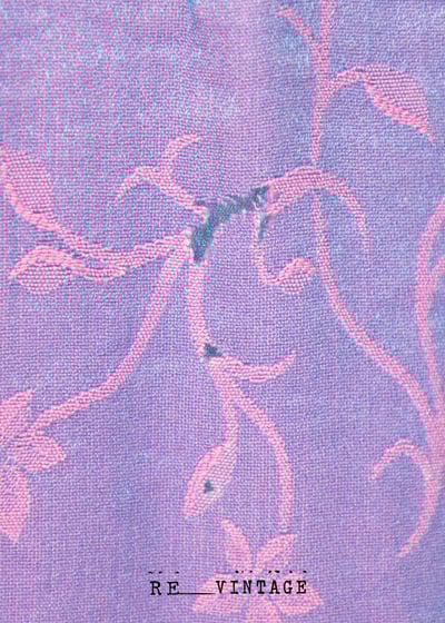 藍紫色珠光小花朵中長裙10