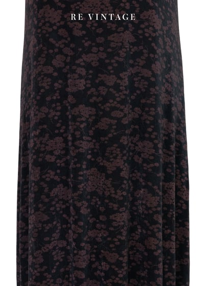 酒紅夏夜暗花貼身洋裝7