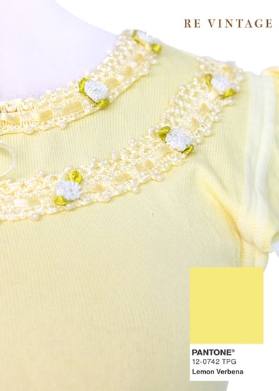 Lemonade 小白花薄款針織上衣11