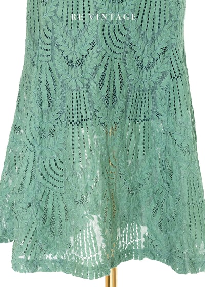 Green Grass 蕾絲中長裙（27"）4