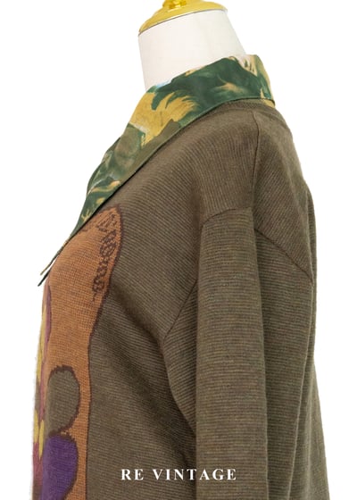 日本製 - 畢卡索結構肖像畫針織毛衣9