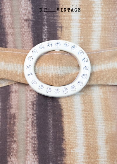 抹茶美拉德線條長洋裝8