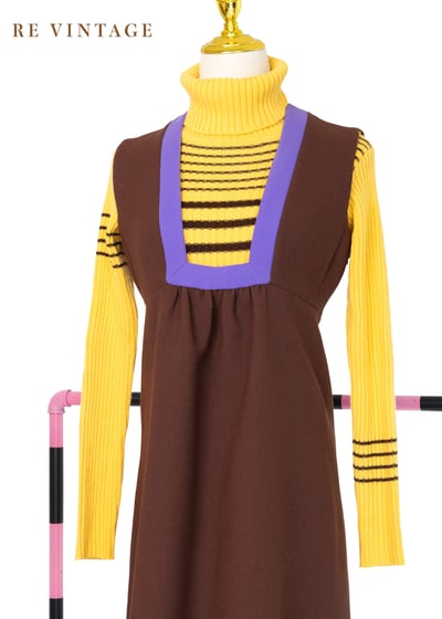 『歐洲寶物』Brunette 氣質版型剪裁秋冬洋裝12