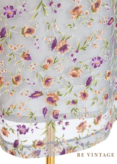 Spring Garden 淺灰網紗長裙（26-30"）9