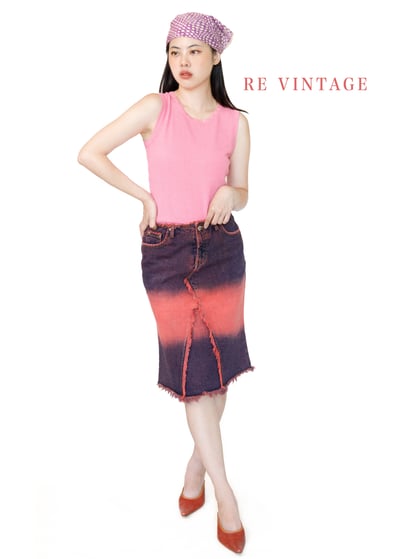 Red Light Dim Night 牛仔裙（28"）1