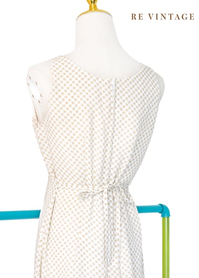 Sandshell 菱格紋氣質長洋裝9