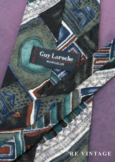 建築磚紋拼貼領帶3