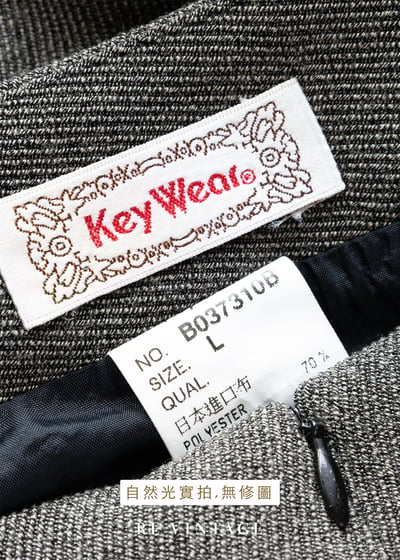 質感單品 - 鑽石小環高腰灰裙（27"）11