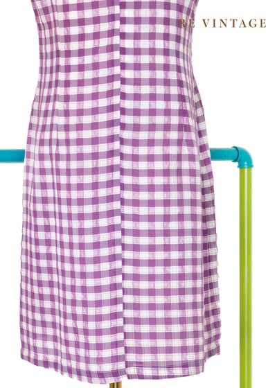 Lavender Romance 經典格紋洋裝12