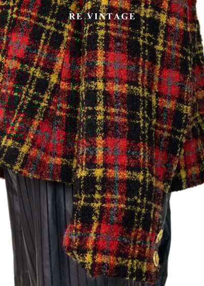 日本製 - 巴黎秋天明亮格紋西裝外套11