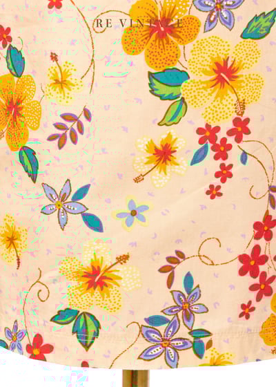 淡淡的粉橘色小花裙（24.5"）4