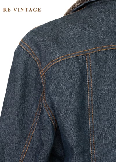 靈魂藍調深棕毛領牛仔外套12