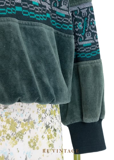 森林綠舒服的針織套頭衫5