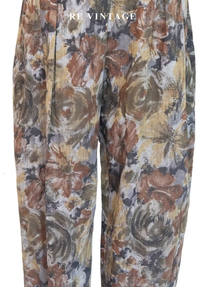 復古高腰油花濾鏡長褲（26"）4