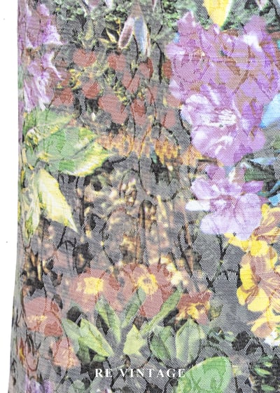 優雅紫色廢墟的玫瑰及膝裙（23-30"）11