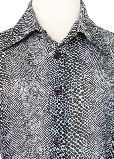 冷調蛇影之夜長版洋裝8