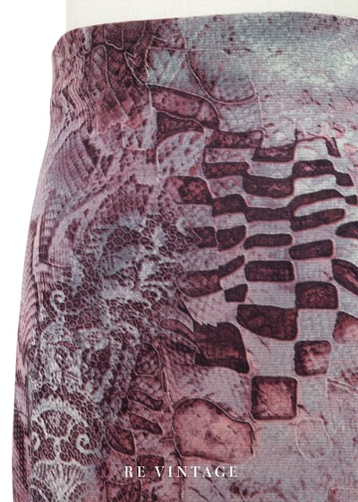 魔幻拼圖 -幾何與蕾絲圖騰交織的神秘美裙（23-28")5