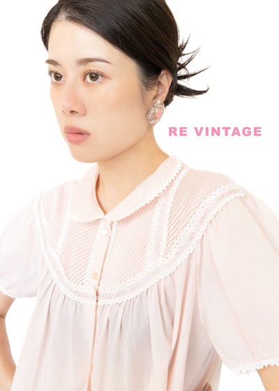 『紐約寶物』Nightshirts 淡粉色小小花刺繡上衣洋裝4