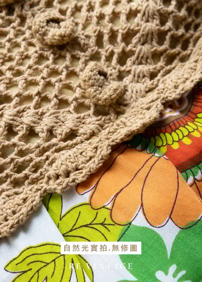 盛夏花朵鉤針花朵迷你洋裝15