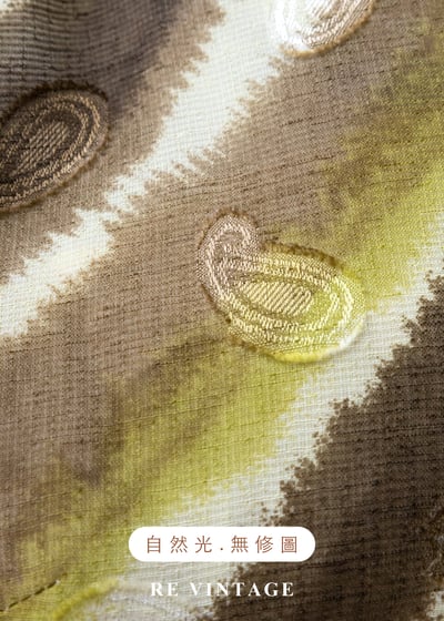 泥土與草地的復古詩長洋裝18