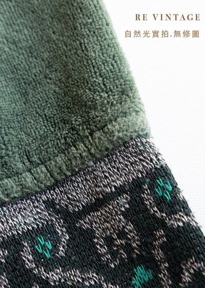 森林綠舒服的針織套頭衫12