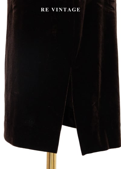 質感單品 - 迷人巧克力色絨布迷你洋裝8