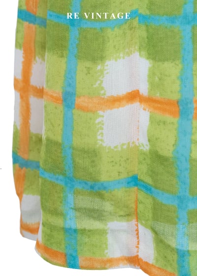 夏日維他命 - 手繪格紋洋裝13