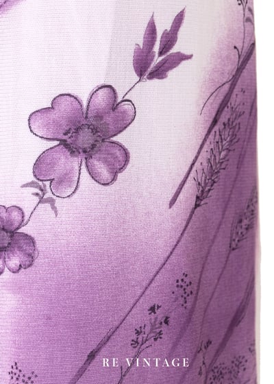 Spring Crocus 斜紋小花長裙（25"）5