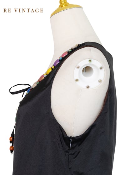 義大利製 - 異國色珠波西米亞迷你洋裝10