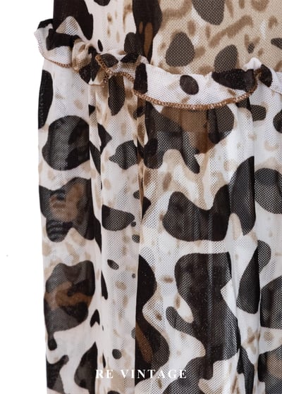 野性秩序 - 甜辣森林荷葉豹紋細肩帶上衣15