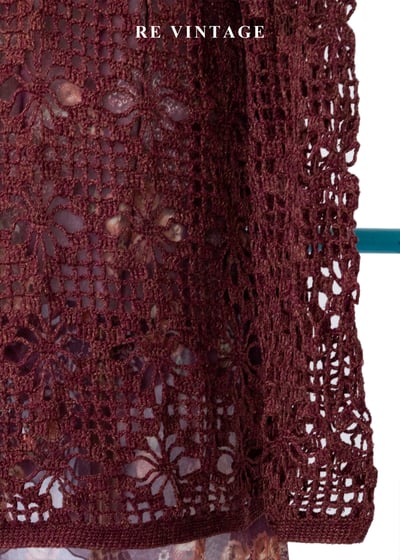 酒紅鉤花暖光透膚罩衫外套11