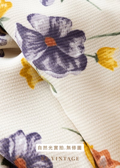 花香午後高腰直筒九分褲（26-28"）12