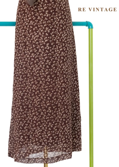 塞納河畔漫步 - 鏤空碎花長洋裝4