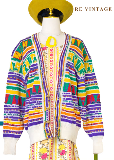 色譜狂想曲毛料針織外套1