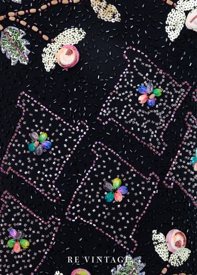 Heavy Beading 浮誇花花背心7