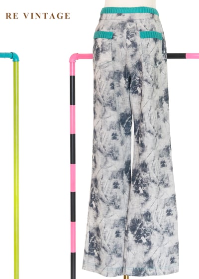 薄荷水墨灰色暈染美褲 (28")9