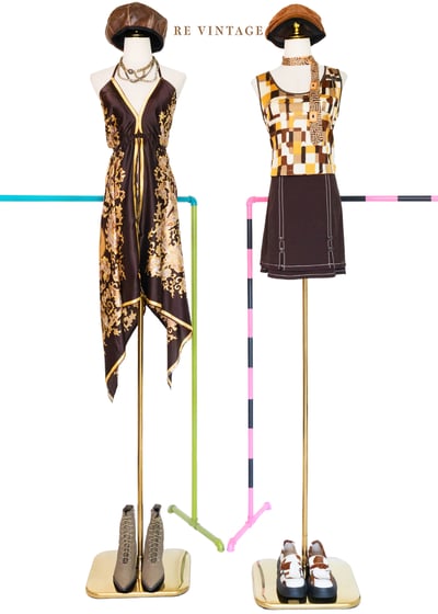 幻境帝國緞面繞頸洋裝2