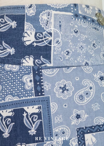 蔚藍海岸的拼貼記憶圖騰短裙（24"）16