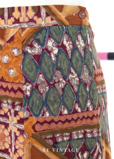 Bohemian 完美拼貼印花長裙（26-27"）10