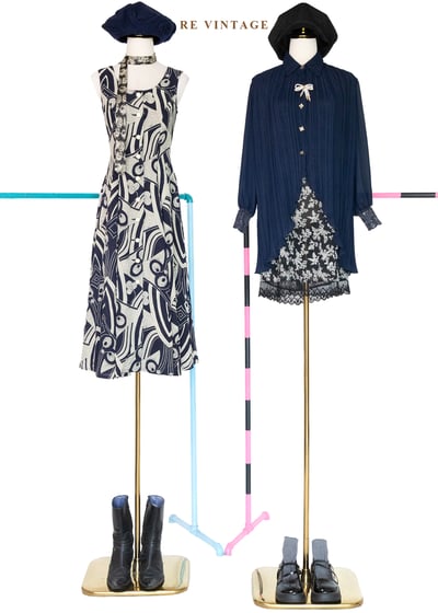 深海褶學 - 百褶金釦貴氣襯衫2