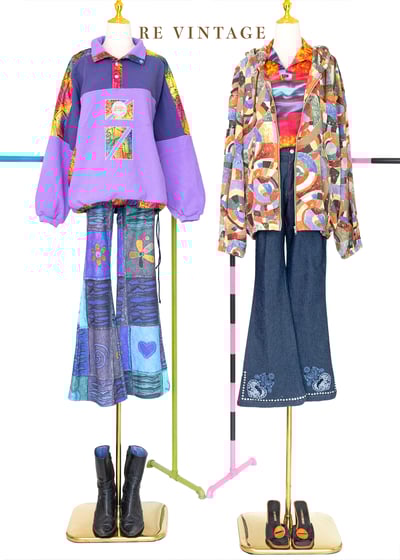 閃閃Betty 牛仔喇叭褲褲（中腰 28"）2