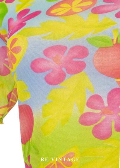 熱帶的花朵拼盤上衣6