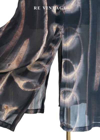 夜晚湖面聲波長裙（27-28"）7